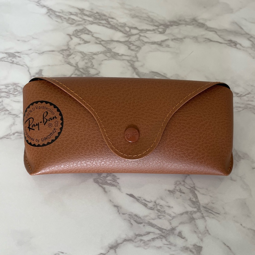 Ray-Ban Original Brown Leather Soft Case